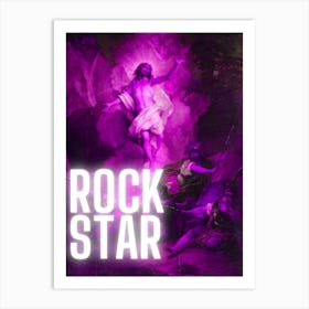 Rock Star Jesus Art Print