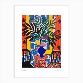 London United Kingdom Matisse Style 4 Watercolour Travel Poster Art Print