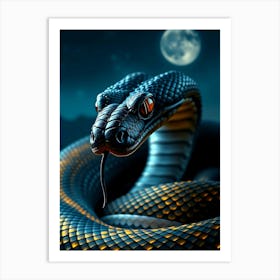 Wild Animal Creative Portrait 34 Art Print