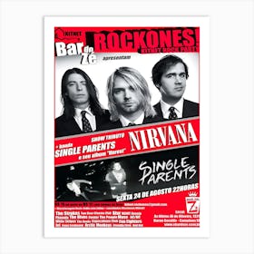 Plakat Nirvana Z Koncertu Okładka Album Poster Art Print