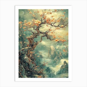 Chinese Tree Art Print