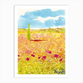 Poppy Field Art Print