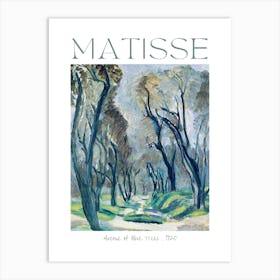 Henri Matisse Avenue of Olive Trees 1920 in HD Vibrant Poster Prints Remastered Original Textured Brush Strokes Art Print