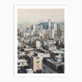Neutral Tones Cityscape 2 Art Print