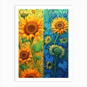 Sunflowers 52 Art Print