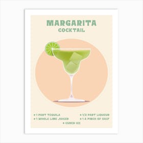 Margarita Cocktail Art Print