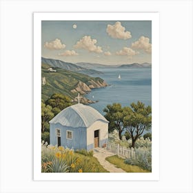 Chapel On The Hill Art Print