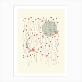 Song in the Meadow [ivory] Art Print