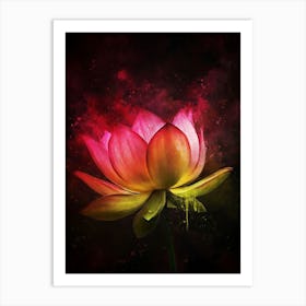 Lotus Flower Art Print