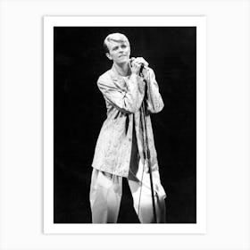 David Bowie Performing, June 1978 Art Print