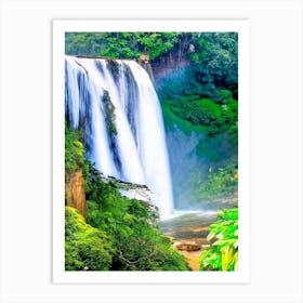 Laxapana Falls, Sri Lanka Majestic, Beautiful & Classic (1) Art Print
