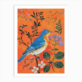 Spring Birds Eastern Bluebird 3 Art Print