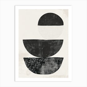 Kuwait City Stone Park Bauhaus Minimalist Art Print