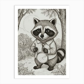 Raccoon 9 Art Print