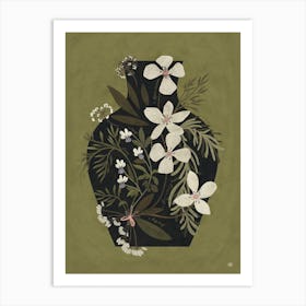 Edible Flowers cottagecore Art Print