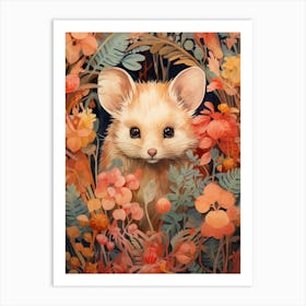 Adorable Chubby Hidden Possum 1 Art Print