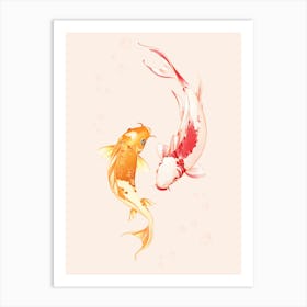 Koi Fish Art Print