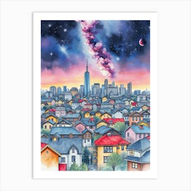 Cityscape 8 Art Print