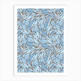 Dragonfly Wings Pattern (Watercolor) Art Print