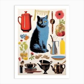 Cats And Kitchen Lovers 5 Art Print