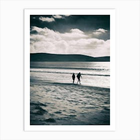 Shoreline Walk Art Print