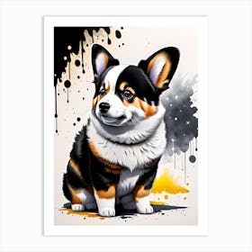 Corgi Painting 6 Art Print