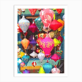 Lanterns For Sale In Vietnam Art Print