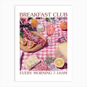 Breakfast Club Cheese And Charcuterie Board 1 Art Print