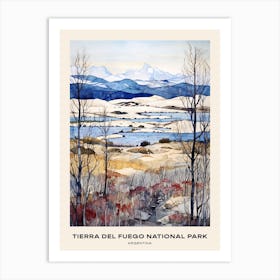 Tierra Del Fuego National Park Argentina 3 Poster Art Print