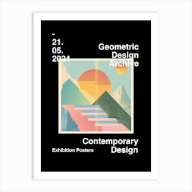 Geometric Design Archive Poster 36 Art Print