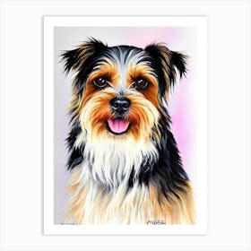 Affenpinscher Watercolour 2 Dog Art Print