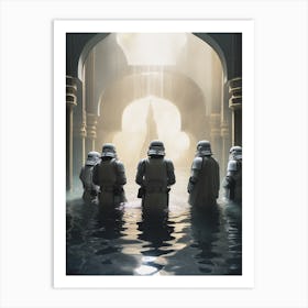 Star Wars Stormtroopers Hammam Art Print