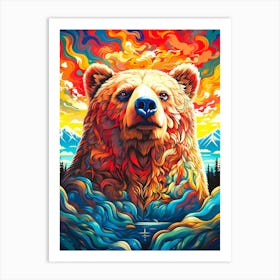 Grizzly Bear Art Print