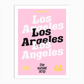 Los Angeles 2 Art Print