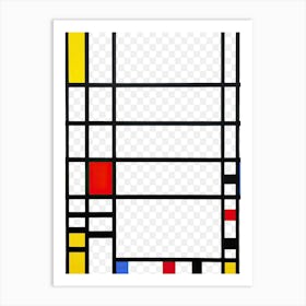 Trafalgar Square, Piet Mondrian Art Print