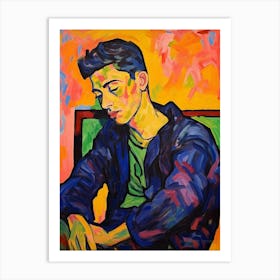 Everett Retro Pop Art 3 Art Print