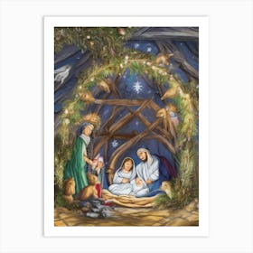 Nativity Scene 11 Art Print