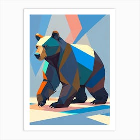 Abstract Bear Art Print