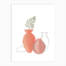 Moroccan Vases Art Print