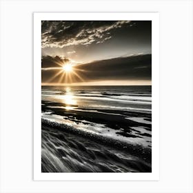 Sunrise At The Beach 8 Art Print