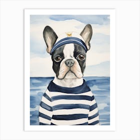 Sailor Dog 1 Art Print