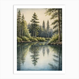 'Reflections' 1 Art Print