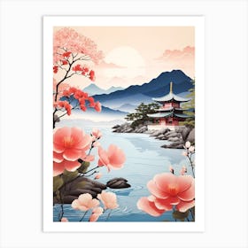 Japanese Landscape Art Print