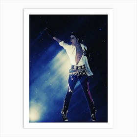 Superstars Of Michael Jackson King Of Pop Art Print