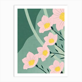 Pink Flowers 23 Art Print