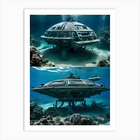 USO: A Very Very Strange Sea-Reimagined 30 Art Print