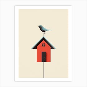 Minimalist Birdhouse1 Art Print