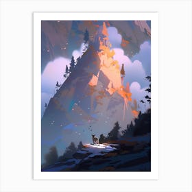 Sky Mountain Art Print