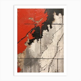 Red And Black Art Print