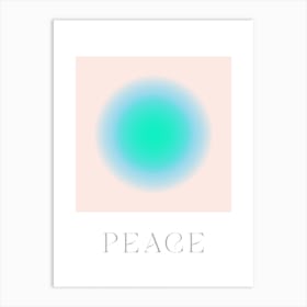Peace Aura Print Art Print
